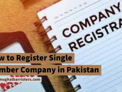 how to register single member company in pakistan