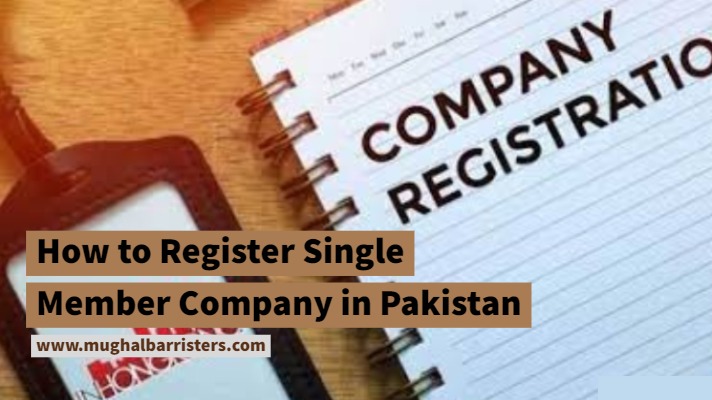 how to register single member company in pakistan